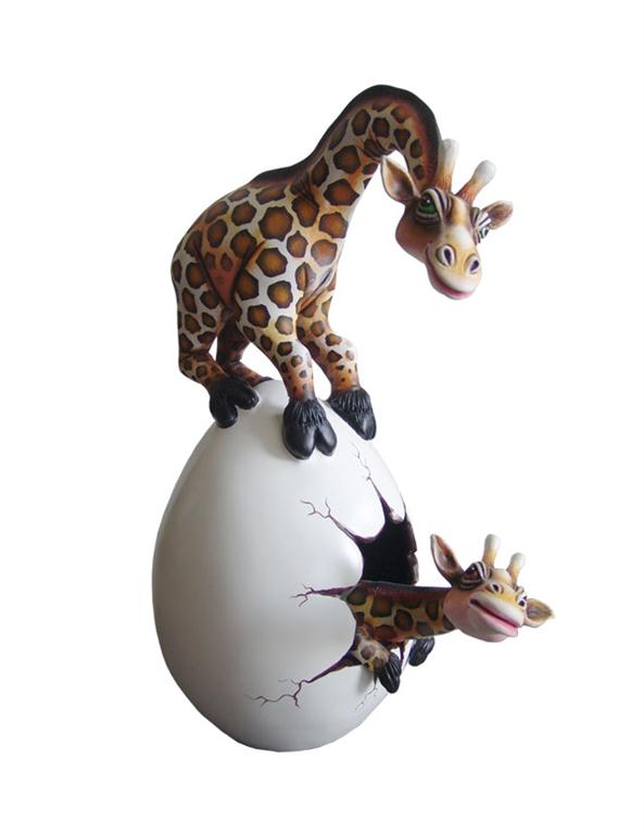 Carlos and Albert Giraffe Egg (Large)